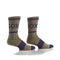 Ribbed Athletic Crew Socks - Green